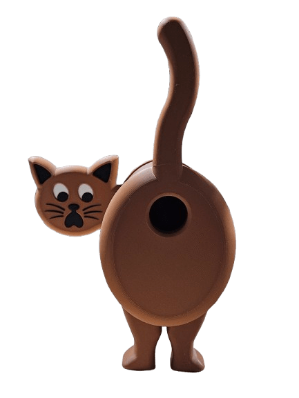 Comical Cat Butthole Birdhouse – Funny Outdoor Birdhouse – Quirky Garden Decor for Bird Lovers & Cat Fans – Unique Gag Gift for Backyard, Porch, or Garden – Weather-Resistant Cat Birdhouse